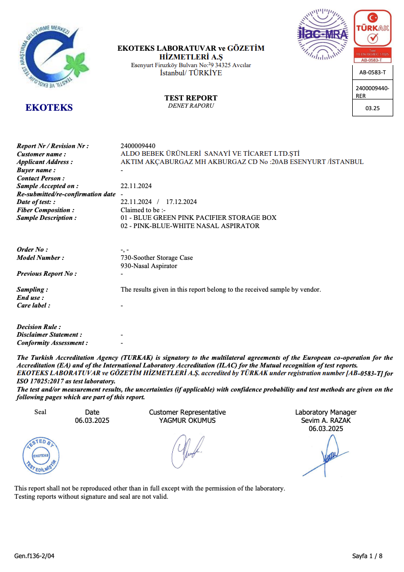 Test Raporu #2400009440  (İngilizce)